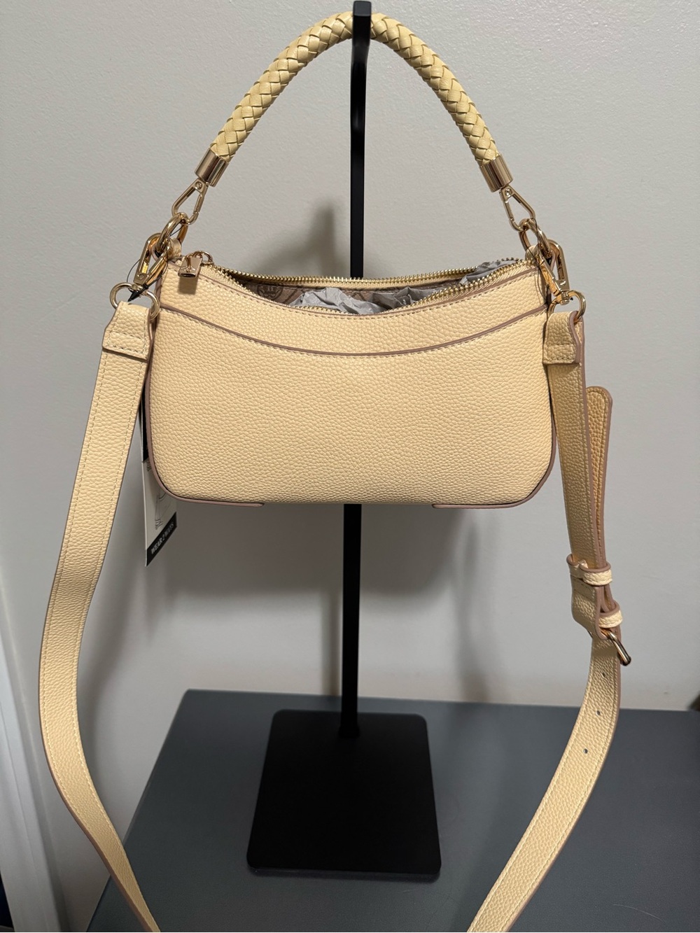 Nanette Lepore Butter Yellow Crossbody Shoulder Bag - Picture 5 of 7